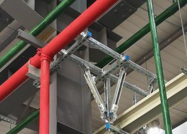 鄂托克前该抗震支架的整体式支吊架结构协调性好